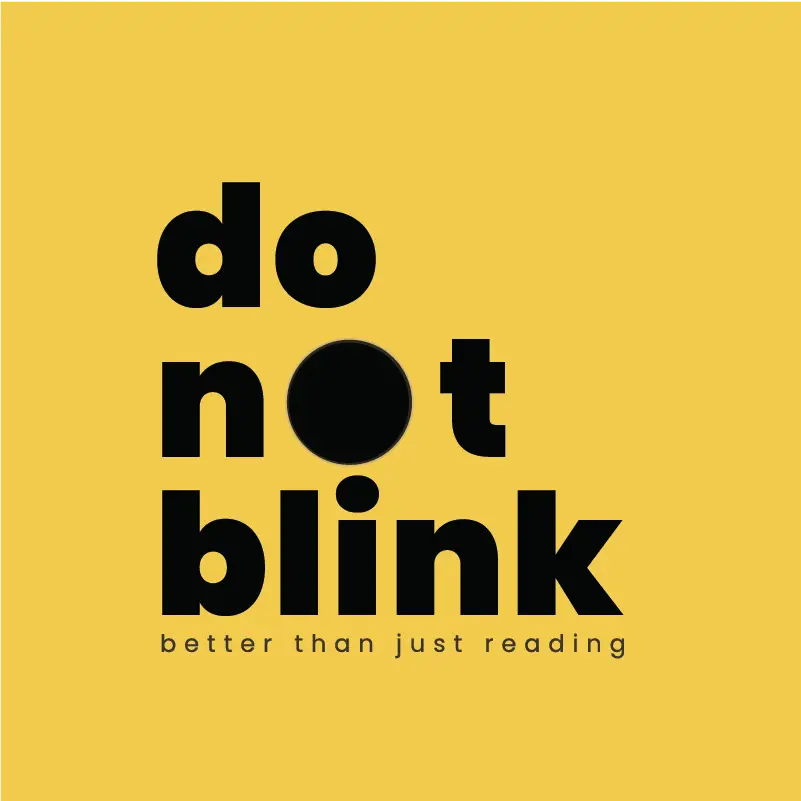 do not blink logo 800x800
